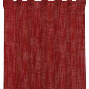 Expressleverans Gardin Nina Royal Bruce Julröd 140x250cm 2-Pack