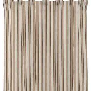 Säker betalning Gardin Randig Redlunds Smedjebacken Beige 120x250cm 2-Pack