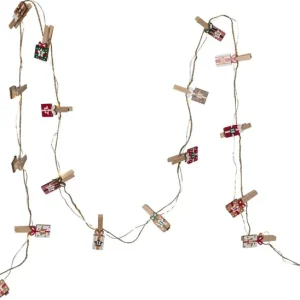 Star Trading Ljusslinga Inomhus Batteridriven Multi Clippy Advent 2,4m Fynd