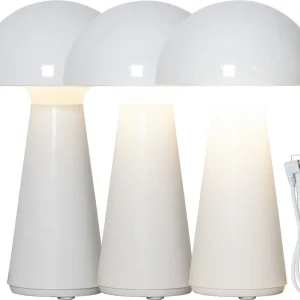 Begränsad tid Portabel Bordslampa Mushroom Vit 28cm IP44 Star Trading