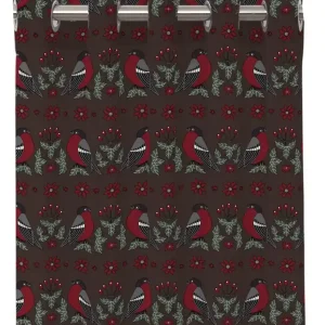 Snabb frakt Öljettgardin Nina Royal Mora Brun 120x240cm 2-Pack