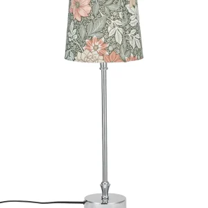 Nedsatt pris Bordslampa Krom/Grön PR Home Liam 55cm