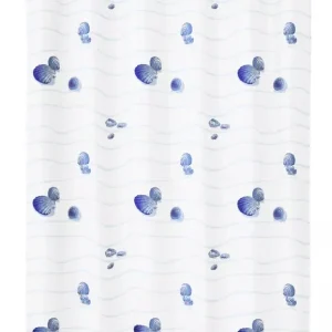 Duschdraperi Med Tyngdband Kleine Wolke Miami Blå 180x200cm Premium