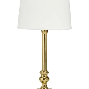 Handla nu Bordslampa PR Home Linné Guld/Offwhite 46cm
