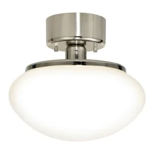 Plafond Glas Aneta Lighting New August Silver/Vit 27cm Handla nu