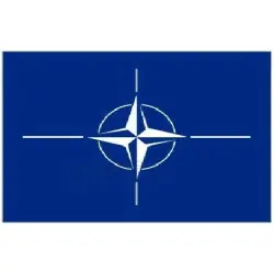 Flagga NATO risnedsättning