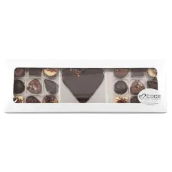 Chokladpraliner & Marsipanhjärta Snabb frakt