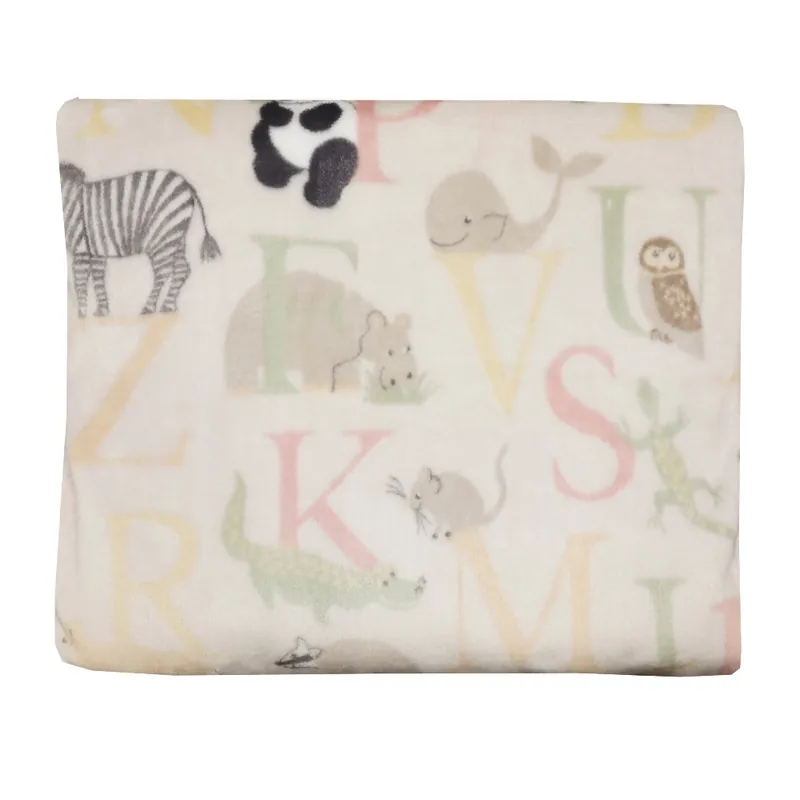 Barnfilt Abc Linnebeige 130x150cm Redlunds Handla nu