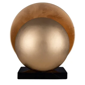 Bordslampa Mässing Svart Marmor Globen Lighting Orbit 32cm Fri frakt