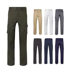 VL PAN. Stretchbyxor med flera fickor (290g/m²), i bomull (46%), EME (38%) och polyester (16%) Snabb frakt
