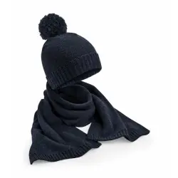 Endast idag Knitted Scarf and Beanie Gift Set