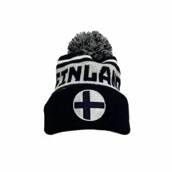 Stickad Mössa Pom Pom Finland Beställ nu