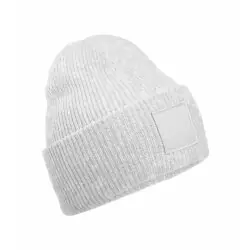 Outlet Deep Cuffed Tonal Patch Beanie