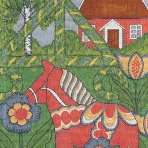 Kökshandduk Multi Ekelund Folkfest 35x50cm Snabb leverans
