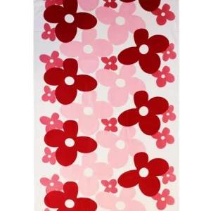 Strandhandduk Redlunds Happy Velour Rosa 80x160cm Begränsad tid