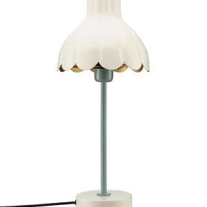 Bordslampa PR Home Wera Offwhite/Grön 47cm Premium