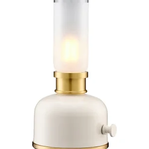 Bästa pris Portabel Bordslampa PR Home Frida Beige 22cm