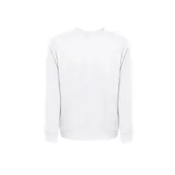 Begränsat antal THC COLOMBO WH. Sweatshirt (unisex) i italiensk frotté. vit färg