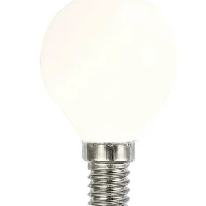 Trygg betalning LED-Lampa Klot Aneta Lighting E14 2W 2700K 160lm Vit