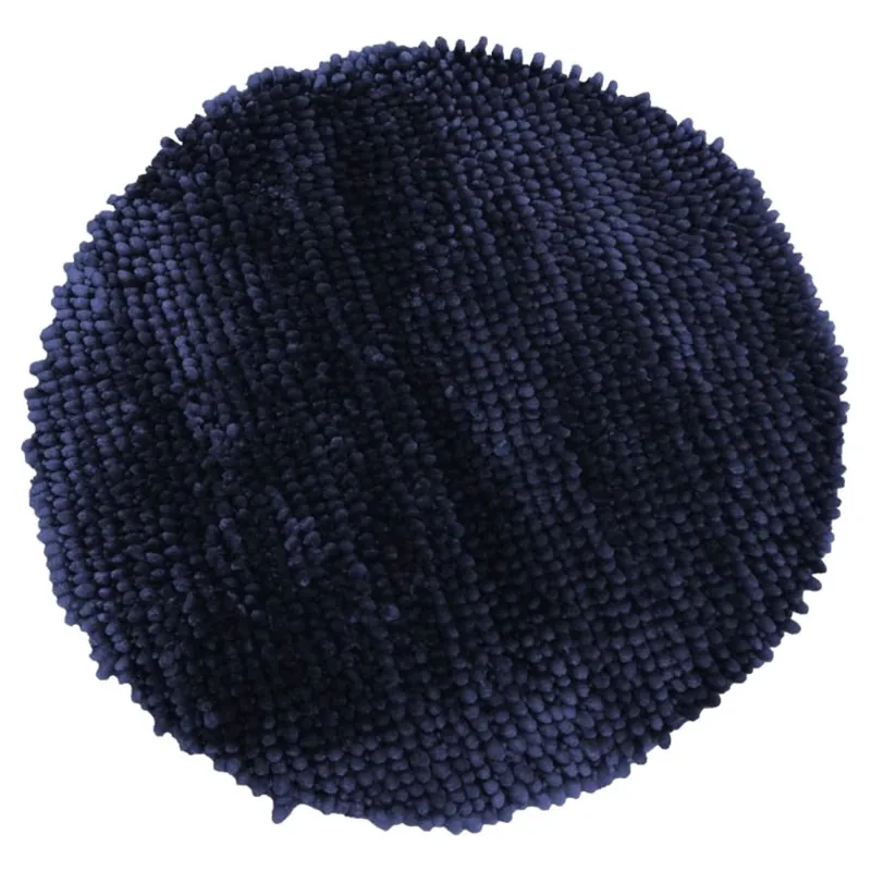 Badrumsmatta Nina Royal Carat Rund Blå 70cm Bästa pris