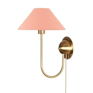 Vägglampa Rosa Globen Lighting Iris Erbjudandepris