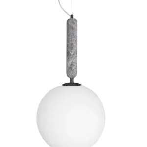 Taklampa Pendel Marmor Grå Globen Lighting Torrano 30cm Rabatter