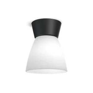 Fynd Plafond IP21 Glas Opal/Svart Dimbar Belid Bizzo 16,5cm