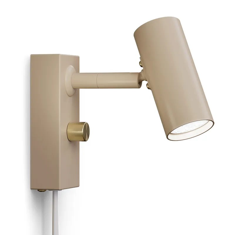 Vägglampa Nougatbrun Dimbar Belid Cato 14,7cm Kampanjpris