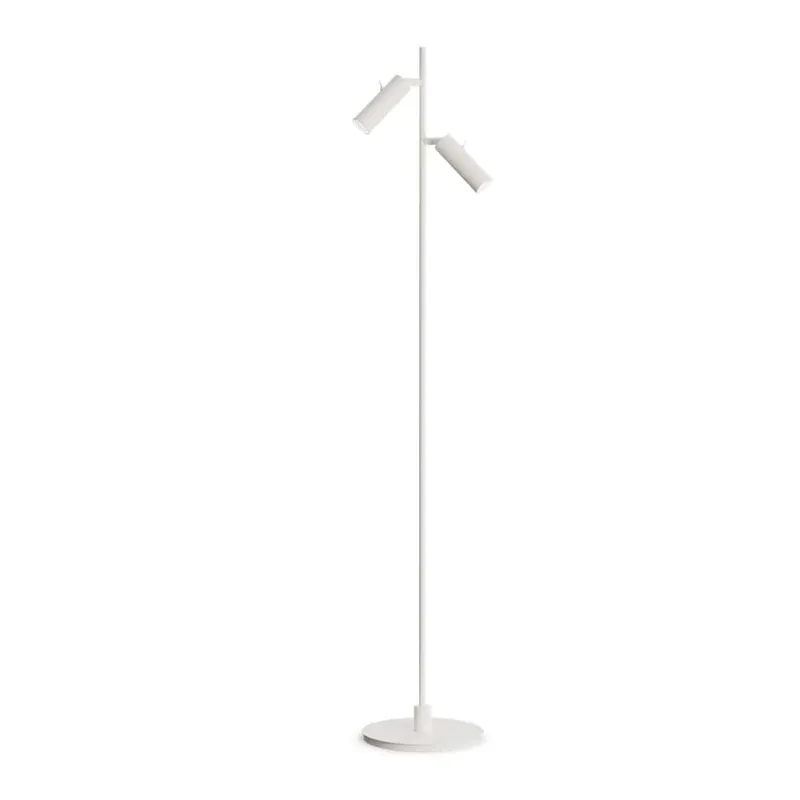 Golvlampa Vit 2L Herstal Pipeline 132,6cm Kundfavorit