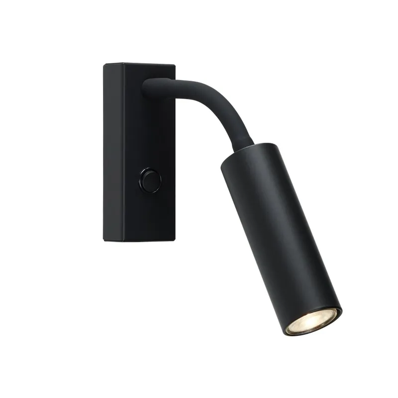 Rabatter Vägglampa Svart Herstal Pipeline Flex 12,5cm