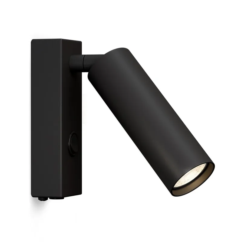 Erbjudandepris Vägglampa Svart Herstal Pipeline 12,5cm