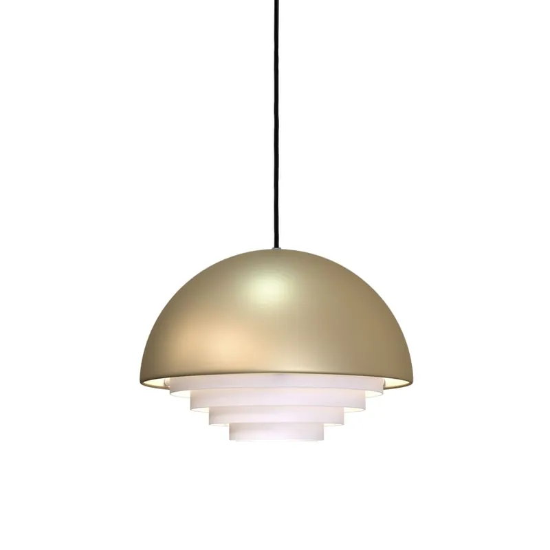 Snabb frakt Taklampa Pendel Mässing Dimbar Herstal Motown 36cm
