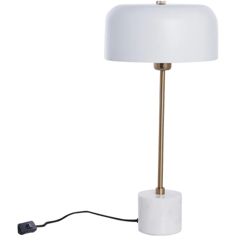 Fynd Bordslampa Sofillia Vit/Guld Marmorbas 53cm Lene Bjerre