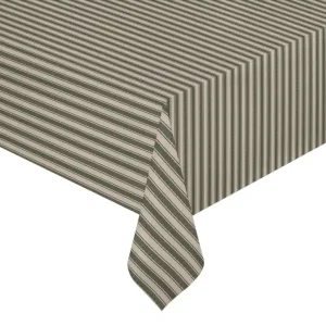 Bordsduk Randig Anna Mörkgrön 140x250cm Redlunds Populär