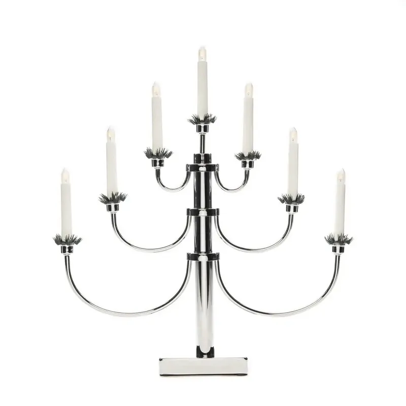 Adventsljusstake Krom 7L 54cm Konstsmide Endast idag