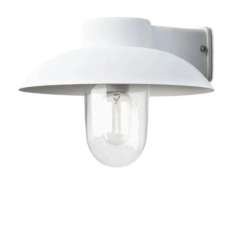 Vägglampa Utomhus Mani Vit E27 IP44 21cm Konstsmide Endast idag