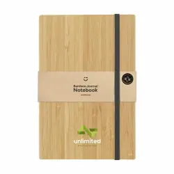 Rabatter Bamboo Journal Naked Spine Notebook A5 anteckningsbok