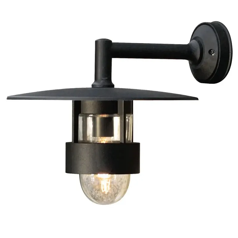 Vägglampa Utomhus Freja Svart E27 IP23 34cm Konstsmide Begränsad tid