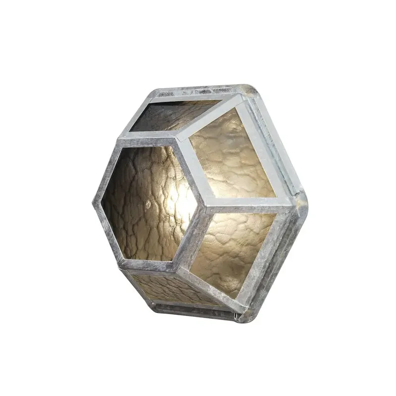 Väggplafond Utomhus Castor Galvaniserad E27 IP23 30cm Konstsmide Rea