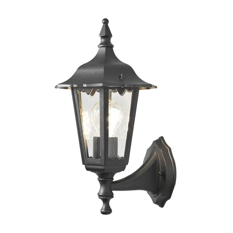 Vägglykta Utomhus Firenze Upp Svart E27 IP43 36cm Konstsmide Premium