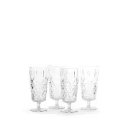 risnedsättning Picknick Juni glas hög, 4-pack