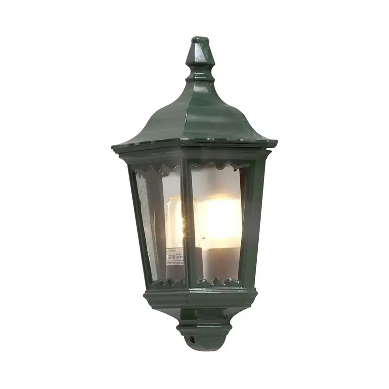 Endast denna vecka Vägglampa Utomhus Firenze Grön E27 IP43 44,5cm Konstsmide