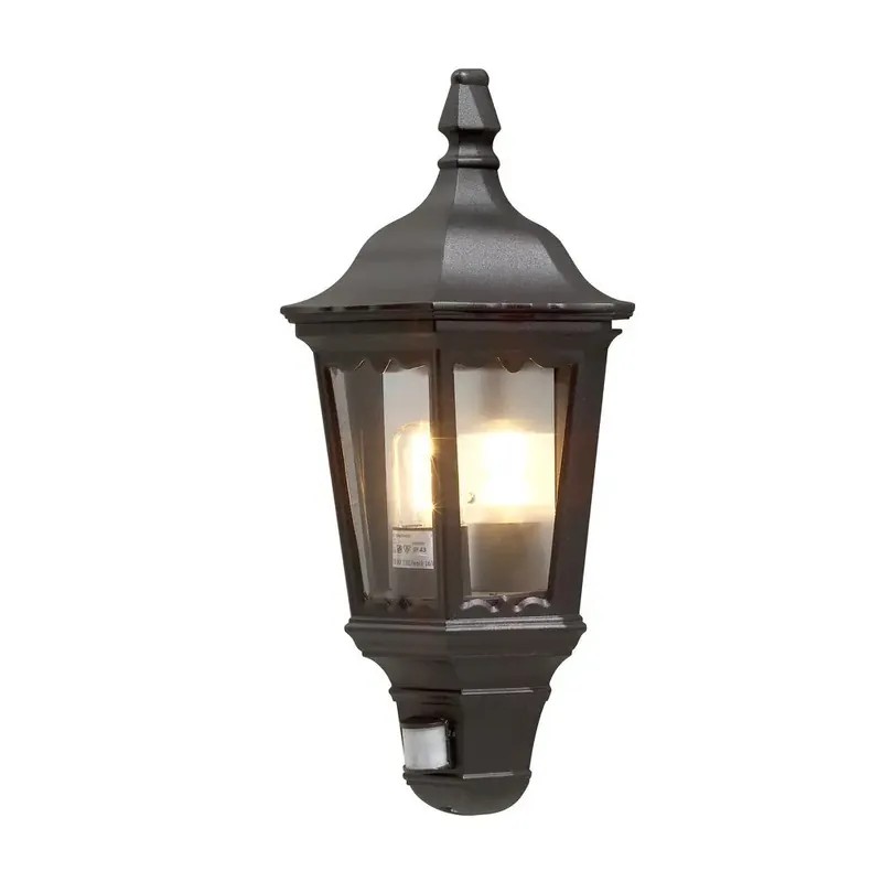 Vägglampa Utomhus Firenze Svart E27 Rörelsesensor IP43 Konstsmide Handla nu