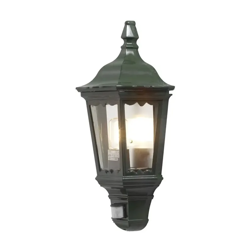 Vägglampa Utomhus Firenze Grön E27 Rörelsesensor IP43 Konstsmide Säker betalning