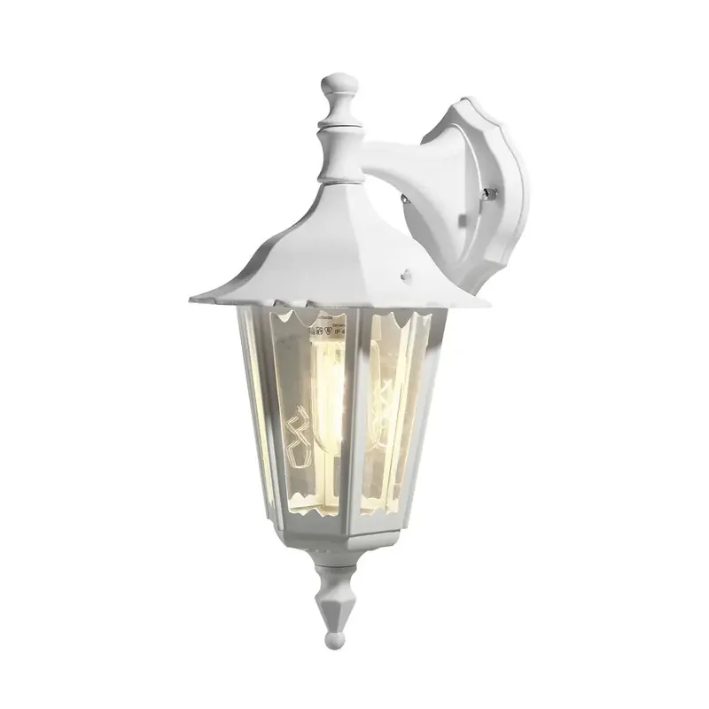 Vägglykta Utomhus Firenze Ned Vit E27 IP43 39cm Konstsmide Fynd