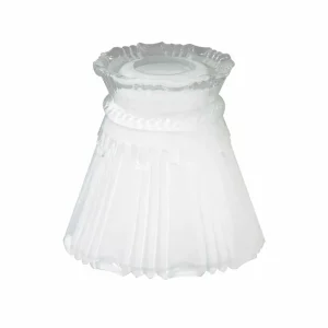 Reapris Lampskärm Glas Aneta Lighting Estelle Vit E27 14cm