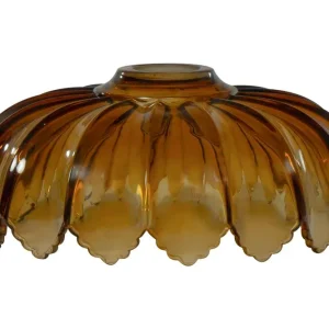 Populärt val Lampskärm Glas Aneta Lighting Sofia Brun E27 25cm
