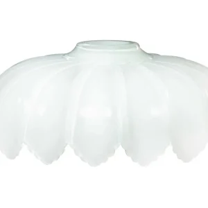 Lampskärm Glas Aneta Lighting Silvia Vit E27 21,5cm Sista chansen