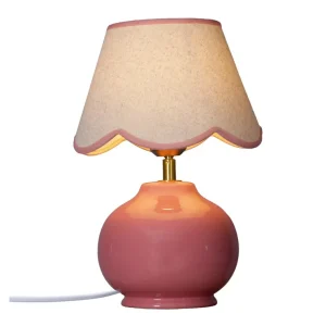Bordslampa Nell Keramik Rosa 35cm PR Home Begränsat antal