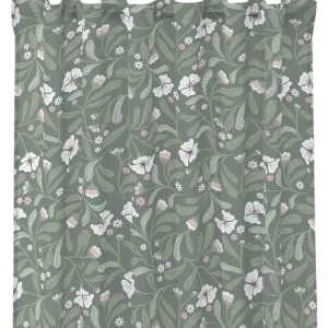 Beställ nu Gardin Blommig Redlunds Lovis Grön 120x250cm 2-Pack